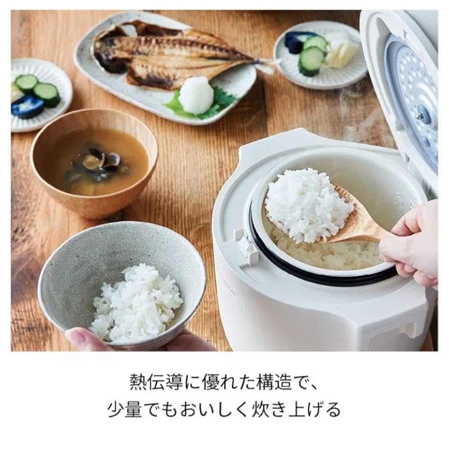 Amazon.co.jp: コンパクトライスクッカー レコルト 多機能炊飯器